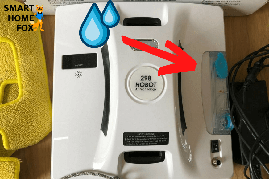 Модель Hobot 298 со встроенным резервуаром.